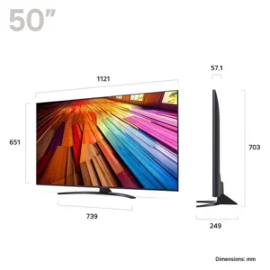 LG UT81 43 inch LED 4K HDR Smart TV - Image 2
